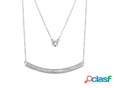 Collar VANCRYSTALS Dana (Latón - Plateado - 21 cm)
