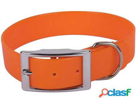 Collar para Perros GLOBAL (Naranja - 50x2.5cm - Biothane - L