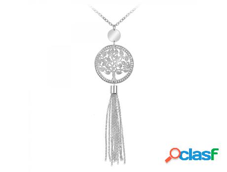 Collares SC_CRYSTAL Mujer (Acero - Plateado)
