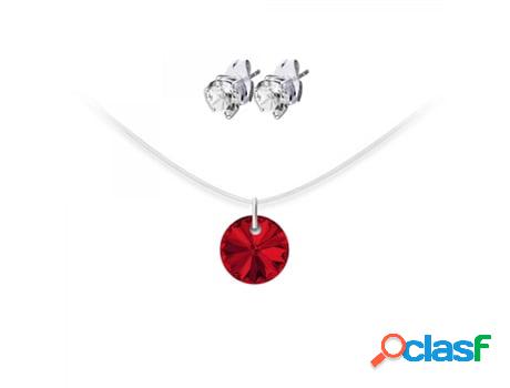 Collares SC_CRYSTAL Mujer (Nylon - Plateado)