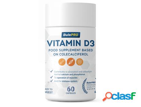 Complemento Alimentar BULEPRO Vitamina D3 (60 Cápsulas)