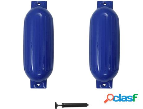 Conjunto de 2 Defensas de Barco VIDAXL PVC 69x21.5 cm