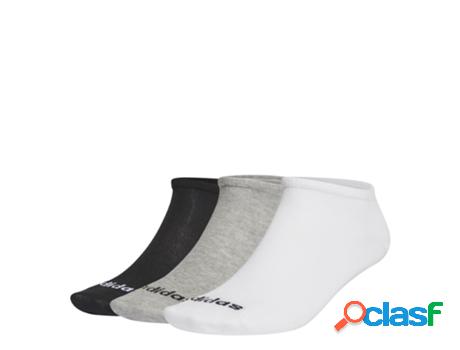 Conjunto de 3 Pares de Calcetines Adidas No-Show (Tam: S)