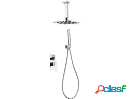 Conjunto ducha monomando empotrado Estocolmo IMEX BDES37-6