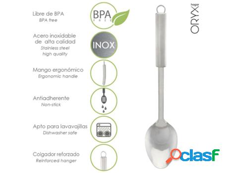 Cuchara servir cocina acero inoxidable 7 x 30,5 (alt.) cm.