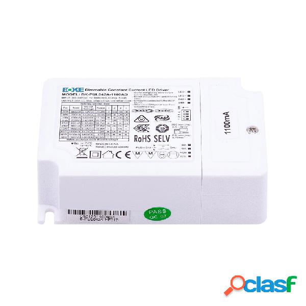 Dali driver boke ajustable dc3-42v/25-42w/600-1100ma