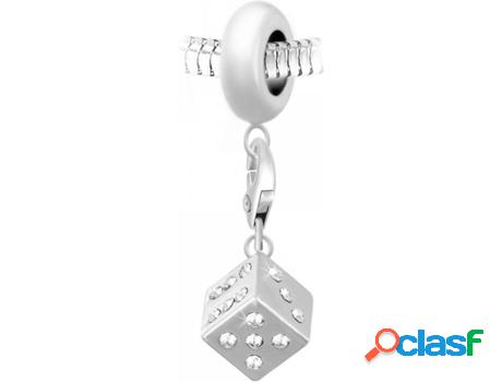 Dije SC_CRYSTAL Cristales (Acero - 37 mm x 13 mm)