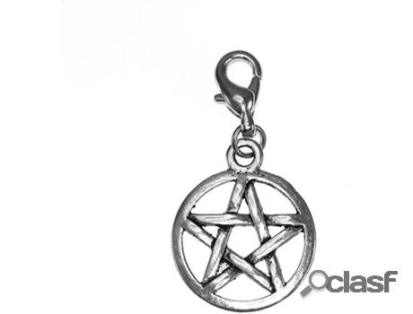 Dije SC_CRYSTAL (bañado a rodio - 16 mm x 16 mm)