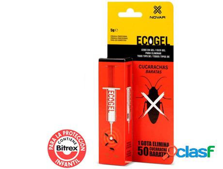 Ecogel elimina cucarachas jeringa 5 gramos caja carton