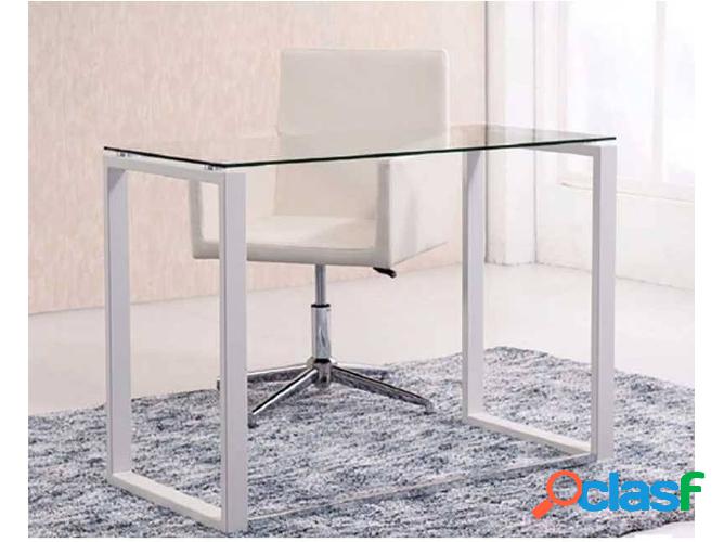 Escritorio ADEC (Blanco - 100x50cm - Vidrio)