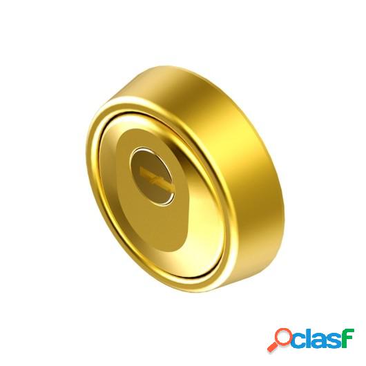 Escudo Cilindro Ø 65X24/17Mm Hoplon Acero Mac.Carbonitru