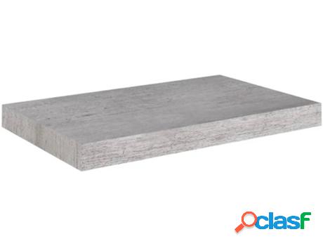 Estante de Pared VIDAXL (Gris - MDF - 50x23x3.8 cm)