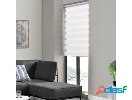 Estor [EN.CASA] Blanco (Plastico, Poliéster - 45 x 150 cm)