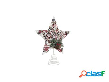 Estrellas de Navidad DKD HOME DECOR (Ratán - Muticolor)