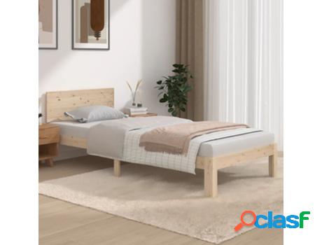 Estructura de Cama VIDAXL de madera maciza de pino 90x200 cm