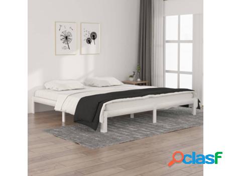 Estructura de Cama VIDAXL madera maciza de pino blanco