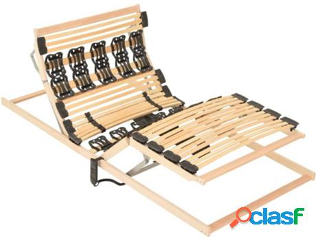 Estructurra de Cama VIDAXL (Marrón - Madera - 195x70x8 cm)