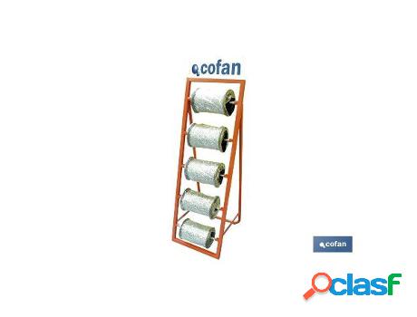 Expositor simple para cadena (5 rollos)