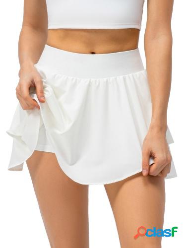 Faldas de tenis para mujer con pantalones cortos de forro 2