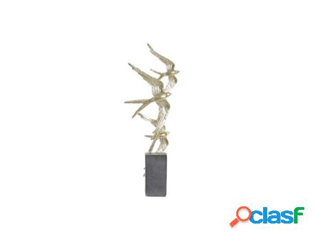 Figura Decorativa Dkd Home Decor Negro Resina (20 X 9.5 X 55