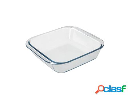Fuente horno cristal borosilicato cuadrada 1,1litros. 18x18