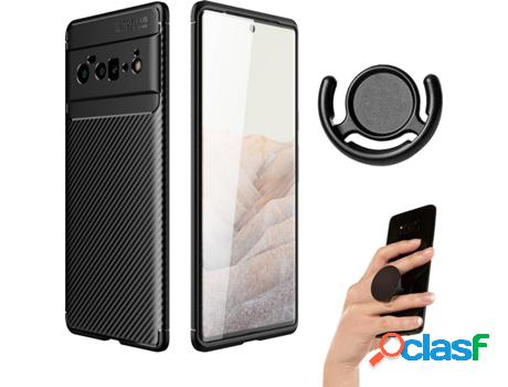 Funda Google Pixel 6 Pro ANTIIMPACTO Rugged Carbon