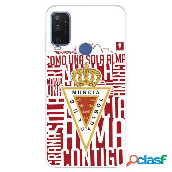 Funda Para Alcatel 1 L Pro Del Real Murcia Escudo Fondo