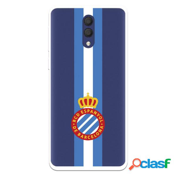 Funda Para Alcatel 1X 2019 Del Rcd Espanyol Escudo