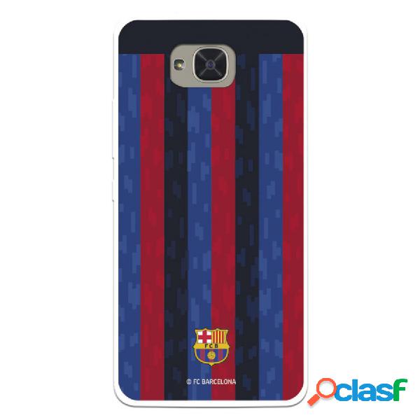 Funda Para Bq Aquaris U2 Del Fc Barcelona Fondo Rayas