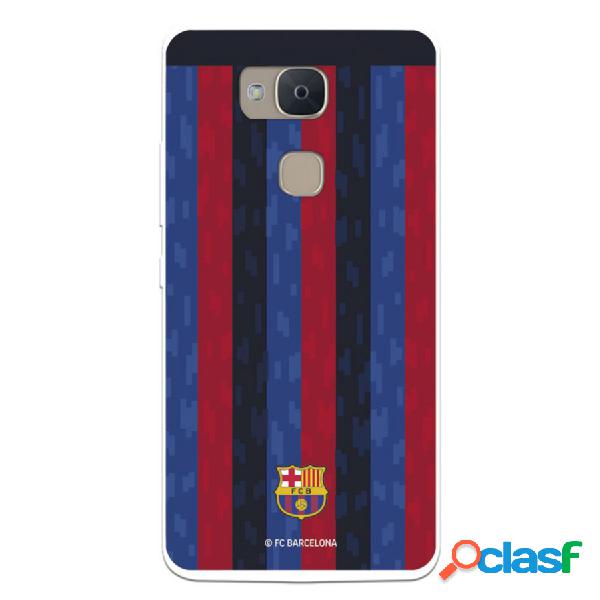 Funda Para Bq Aquaris V Plus Del Fc Barcelona Fondo Rayas