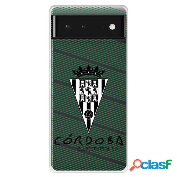 Funda Para Google Pixel 6 Del Córdoba Escudo Blanco Y Fondo