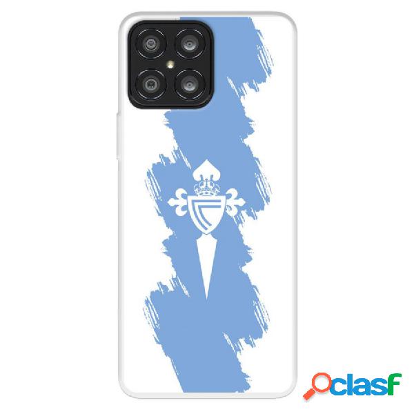 Funda Para Huawei Honor X8 Del Rc Celta Escudo Trazo Azul -