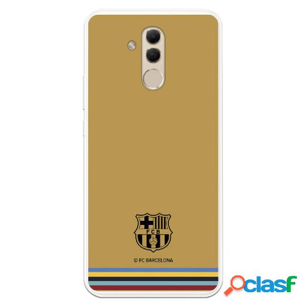 Funda Para Huawei Mate 20 Lite Del Fc Barcelona Escudo Fondo
