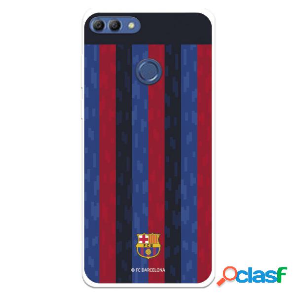 Funda Para Huawei Y9 2019 Del Fc Barcelona Fondo Rayas