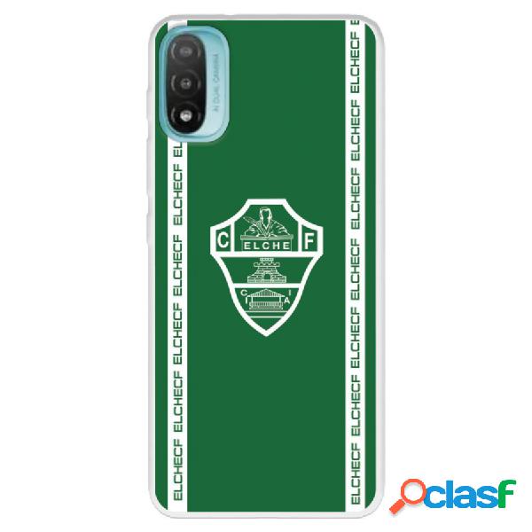 Funda Para Motorola Moto E40 Del Elche Cf Escudo Fondo Verde