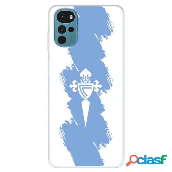Funda Para Motorola Moto G22 Del Rc Celta Escudo Trazo Azul