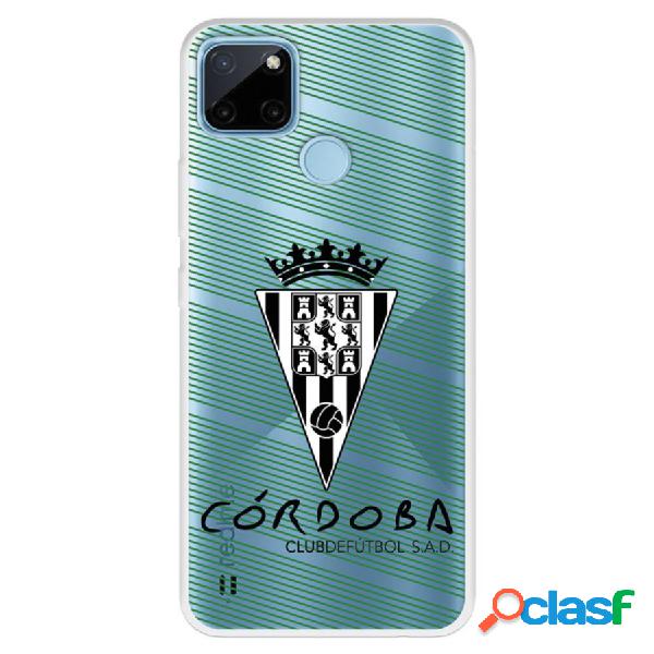 Funda Para Realme C21Y Del Córdoba Escudo Blanco Y Fondo