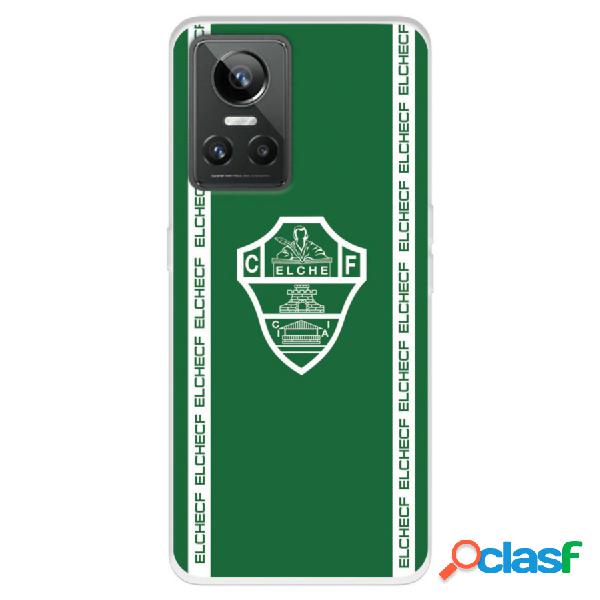 Funda Para Realme Gt Neo 3 Del Elche Cf Escudo Fondo Verde -