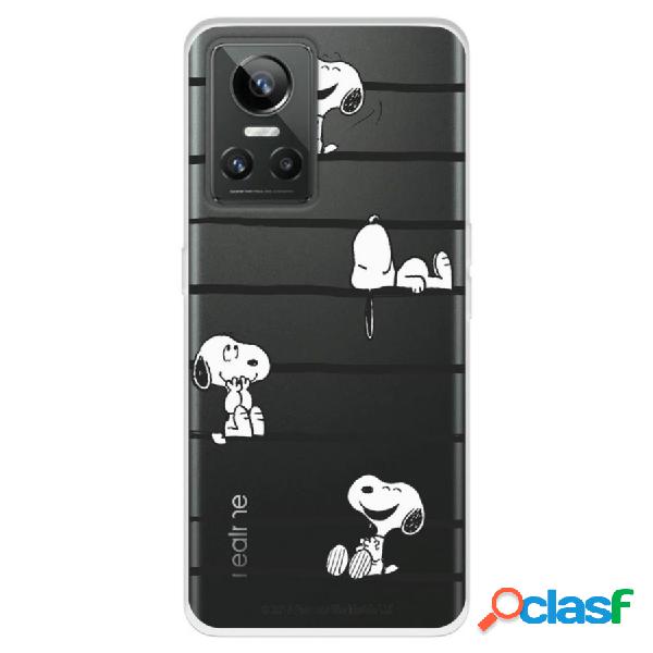Funda Para Realme Gt Neo 3 Oficial De Peanuts Snoopy Rayas -