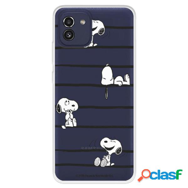 Funda Para Samsung Galaxy A03 Oficial De Peanuts Snoopy
