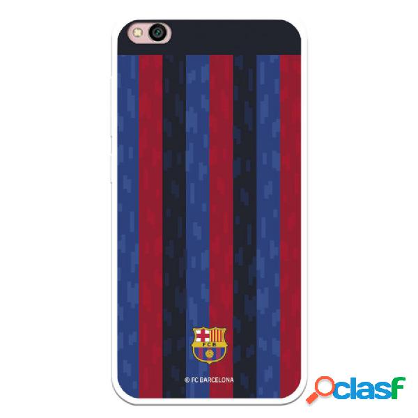 Funda Para Xiaomi Redmi 5A Del Fc Barcelona Fondo Rayas