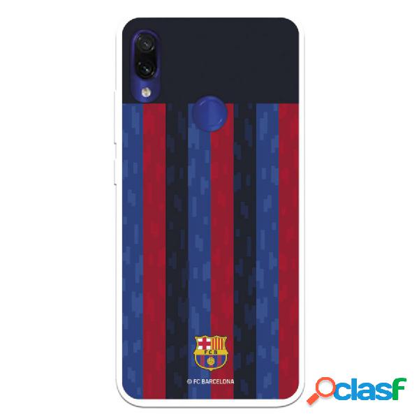 Funda Para Xiaomi Redmi Note 7 Del Fc Barcelona Fondo Rayas