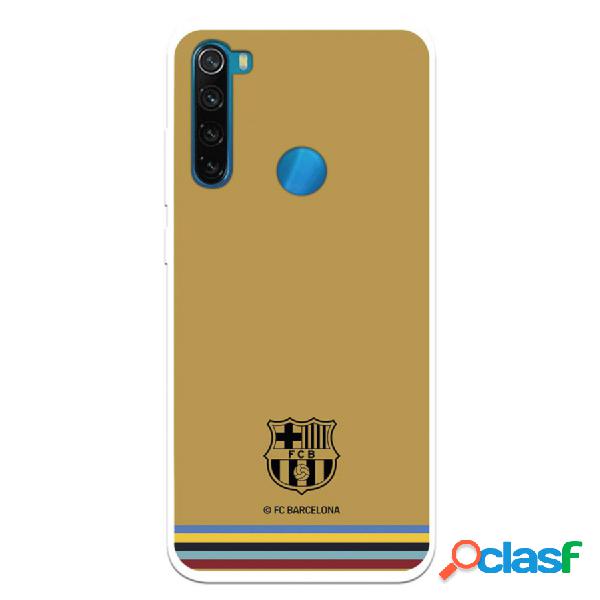 Funda Para Xiaomi Redmi Note 8 Del Fc Barcelona Escudo Fondo