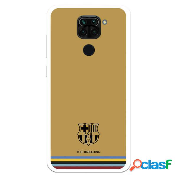 Funda Para Xiaomi Redmi Note 9 Del Fc Barcelona Escudo Fondo