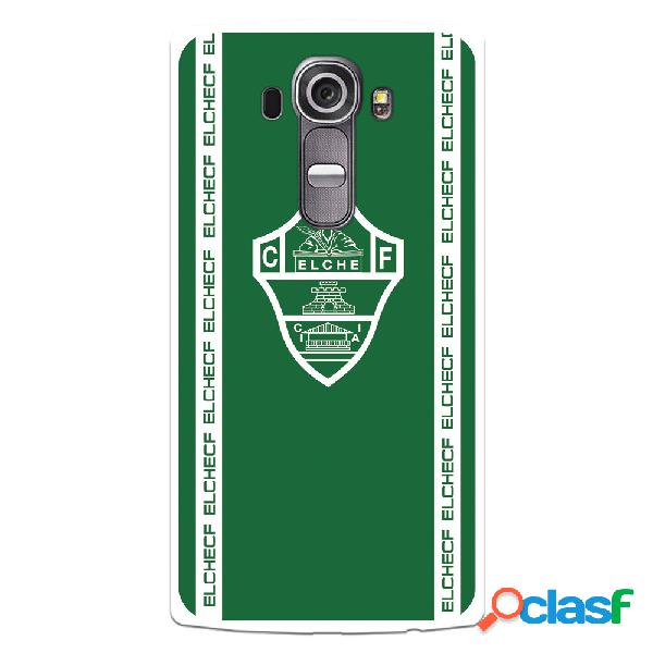 Funda para LG G4 del Elche CF Escudo Fondo Verde Escudo