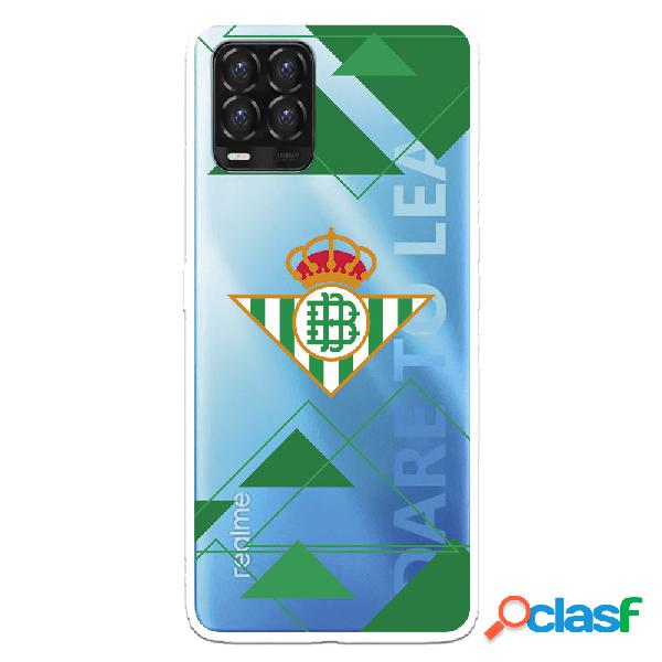 Funda para Realme 8 del Betis Escudo Fondo transparente -
