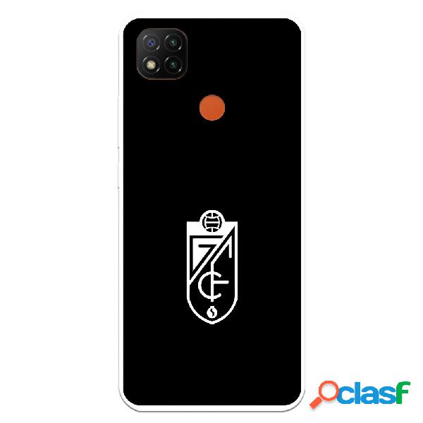 Funda para Xiaomi Redmi 9C del Granada CF Escudo Fondo Negro