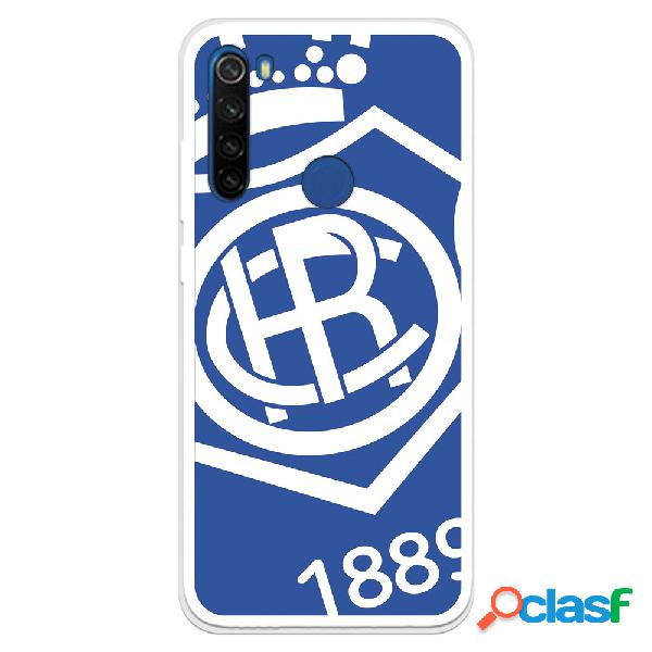 Funda para Xiaomi Redmi Note 8T del Recre Escudo Fondo azul