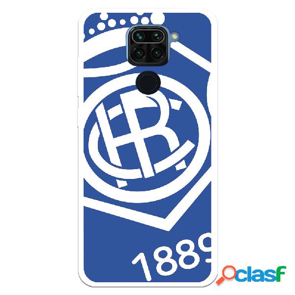 Funda para Xiaomi Redmi Note 9 del Recre Escudo Fondo azul -