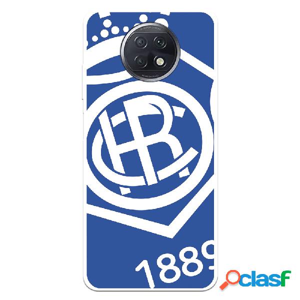 Funda para Xiaomi Redmi Note 9T del Recre Escudo Fondo azul